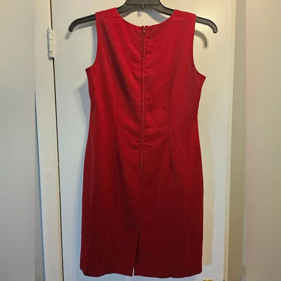 Vintage Y2K Chic Sleeveless Red Midi Dress - 8P - Picture 2 of 3